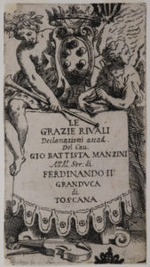 Frontespizio per 'Le Grazie rivali'